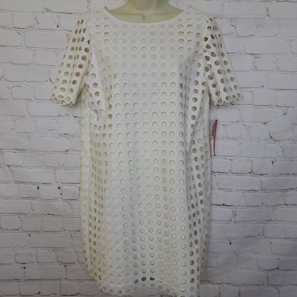 Catherine Malandrino Circle Cut Out Shift Dress Size 4